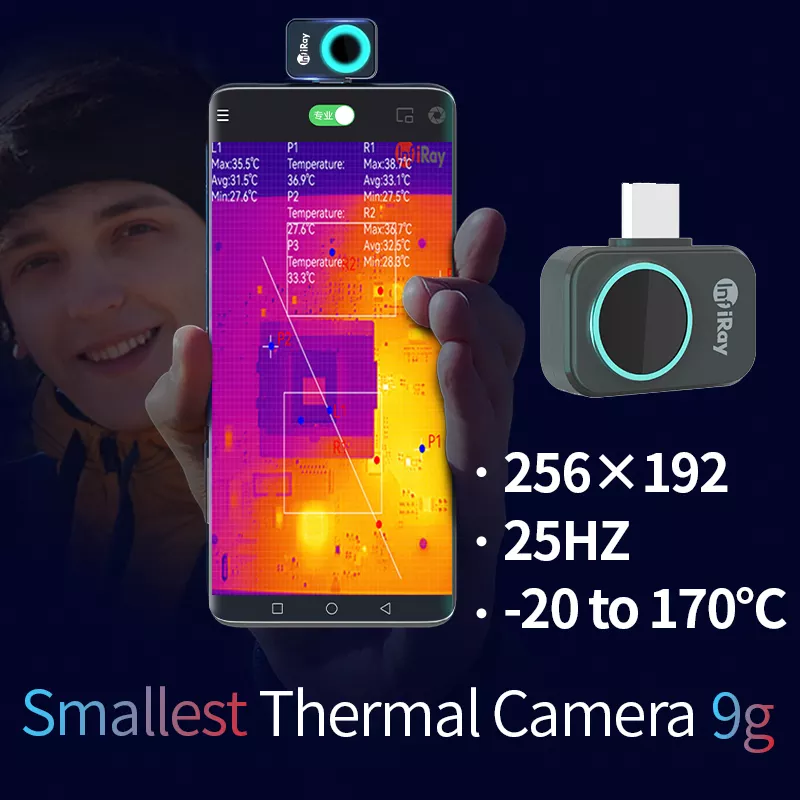 InfiRay P2 kamera kamera termo – Nf 521 Thermal Imaging Camera recenzja i cena