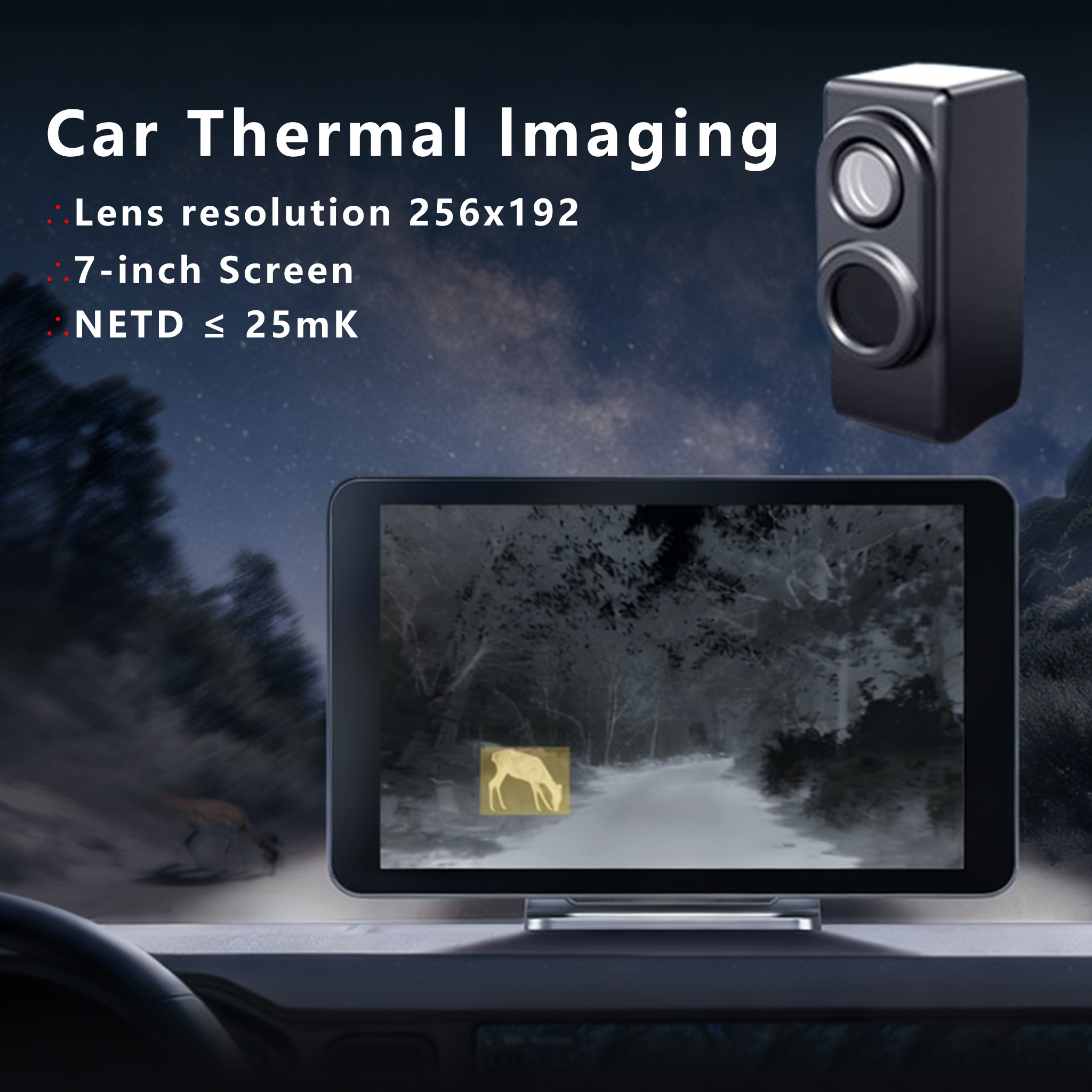 Kamera noktowizyjna NS7 do sam – Hunting Thermal Imaging Scope recenzja i cena